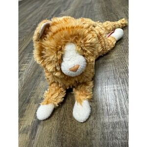 Douglas Cuddle Realistic Lounging Orange & Orange Tabby Cat Plush Striped Ginger